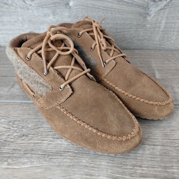 Patagonia Boots Womens Thatcher Kula Chukka Shoes Brown Suede Booties Size 7.5 - Picture 2 of 11